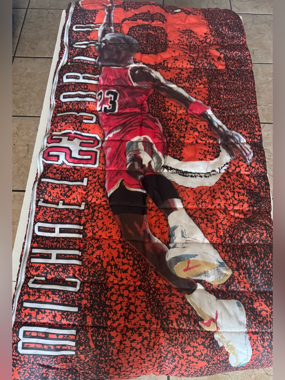 Vintage Michael Jordan sleeping bag